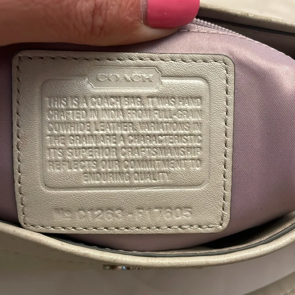 Coach Ashley Leather Handbag F17605 - Picture 9 of 11